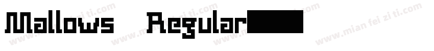 Mallows Regular字体转换